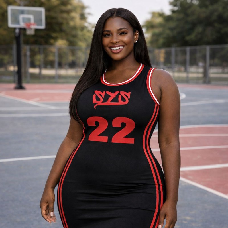 SYS Rose Court Dress-Black