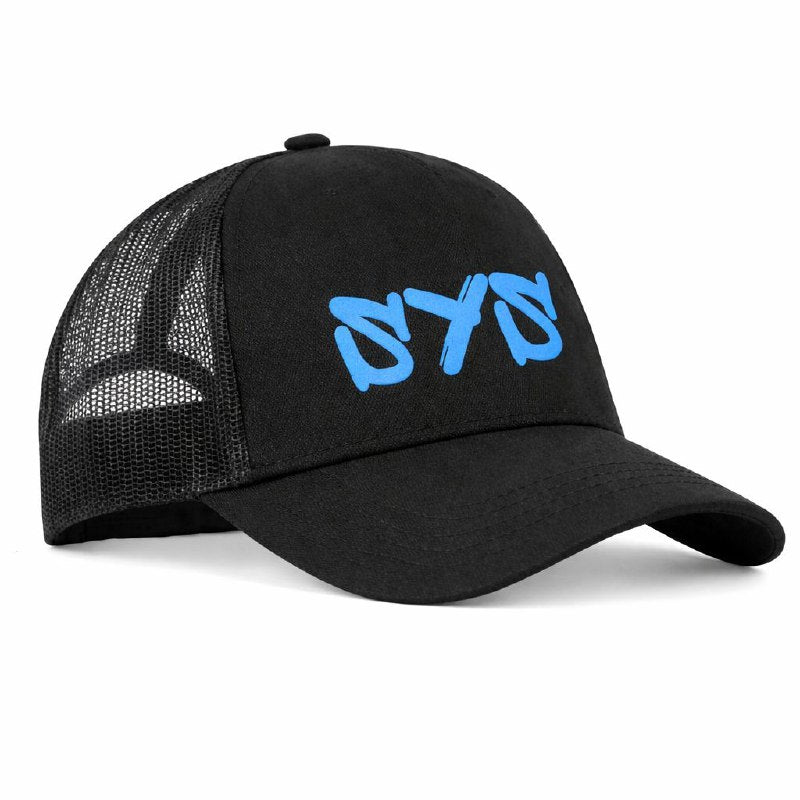 SYS black cap with blue logo