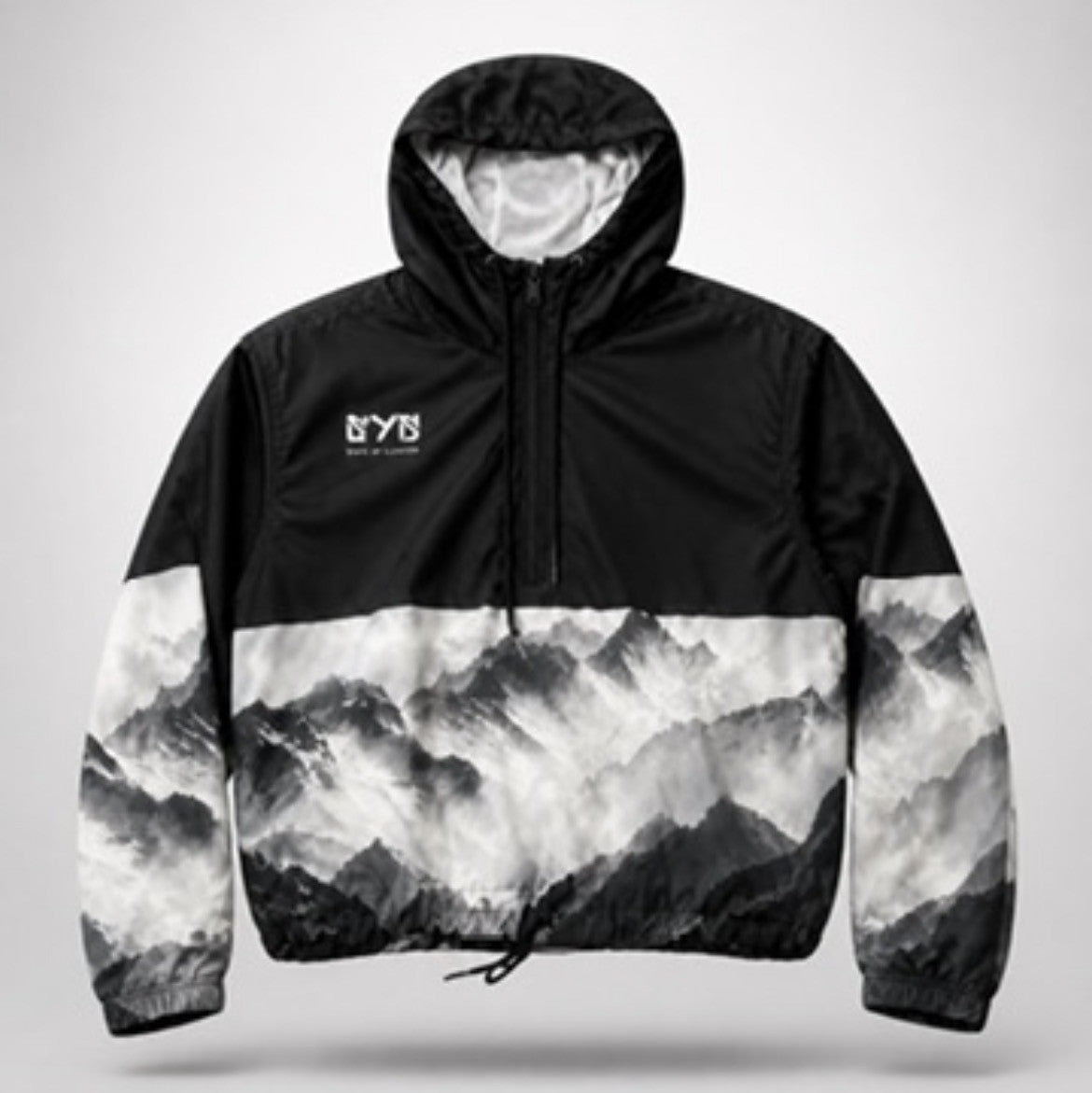 SYS Women’s cropped "Climb Your Mountain" Windbreaker